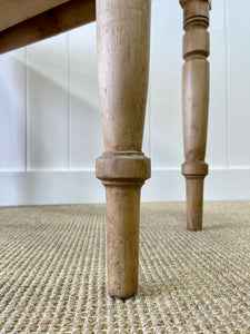 An Antique English Country Pine Console Table c1890