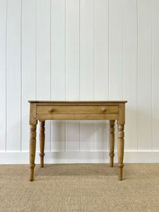 An Antique English Country Pine Console Table c1890