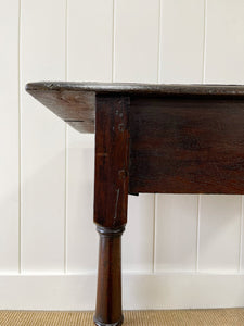 An English Oak Lowboy Table c1790