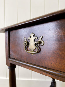 An English Oak Lowboy Table c1790