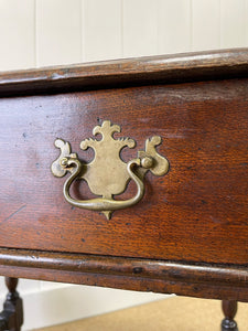 An English Oak Lowboy Table c1790