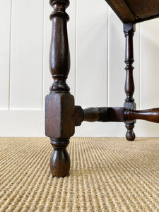 An English Oak Lowboy Table c1790