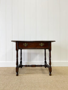 An English Oak Lowboy Table c1790