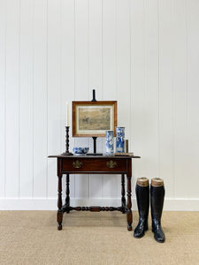 An English Oak Lowboy Table c1790