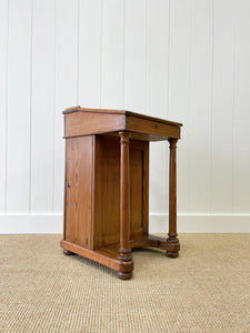 Antique English Pitch Pine Clerk's Desk c1880