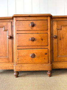 An English Country Pine Buffet or Sideboard