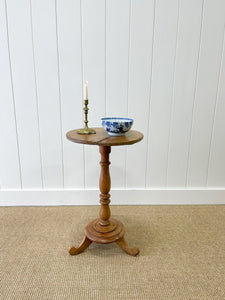A Delightful Scandinavian Pine Candlestick Table c1890