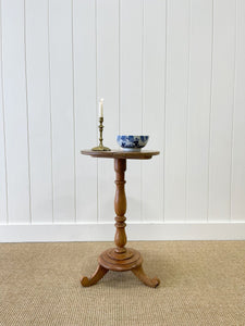 A Delightful Scandinavian Pine Candlestick Table c1890