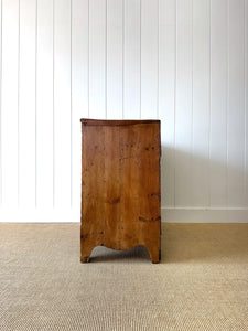 An Antique English Pine Chest of Drawers Dresser