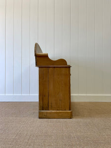 An English Pine Sideboard Buffet with Gallery c1880