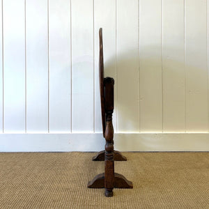 An Antique English Country Oak Folding Occasional Table