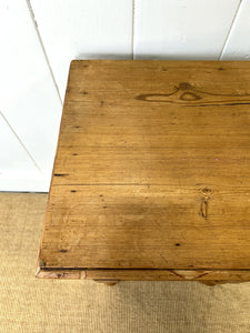 An English Country Pine Nightstand or Side Table