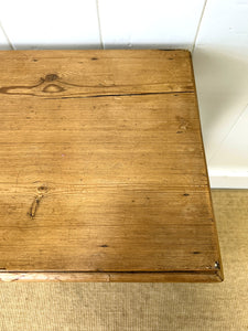 An English Country Pine Nightstand or Side Table