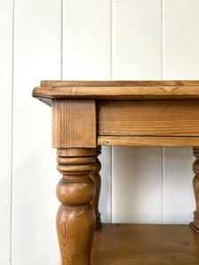 An English Country Pine Nightstand or Side Table