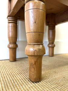 An English Country Pine Nightstand or Side Table