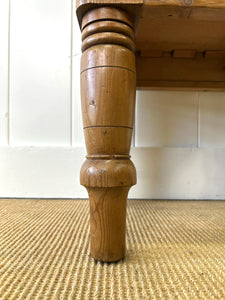 An English Country Pine Nightstand or Side Table