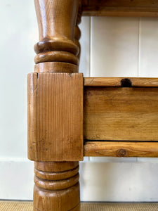 An English Country Pine Nightstand or Side Table