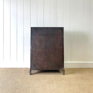 An Antique Oak Drop Front Desk with Original Brass Hardware c1890