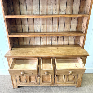 A Charming Pine Welsh Dresser or Cupboard