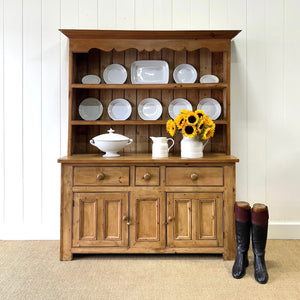A Charming Pine Welsh Dresser or Cupboard
