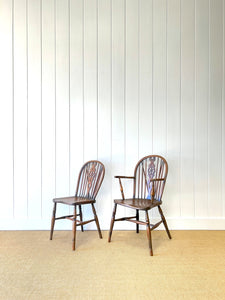 A Set of 8 Windsor Wheel Back Chairs