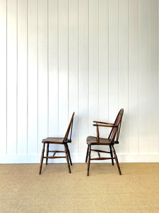 A Set of 8 Windsor Wheel Back Chairs