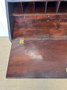 A 19th Century Ebonized Secretary Desk Bookcase