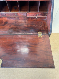 A 19th Century Ebonized Secretary Desk Bookcase
