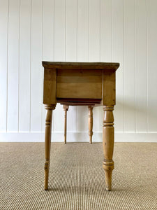 An Antique English Country Pine Sideboard or Server c1810