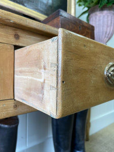 An Antique English Country Pine Sideboard or Server c1810