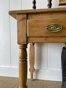 An Antique English Country Pine Sideboard or Server c1810