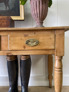 An Antique English Country Pine Sideboard or Server c1810