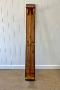 An Antique English Country Pine Bench 7.5 Feet Long