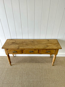 An Antique English Country Pine Sideboard or Server c1810