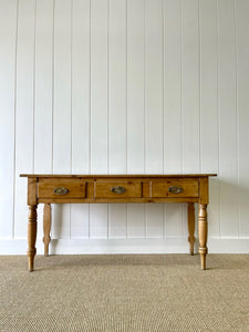 An Antique English Country Pine Sideboard or Server c1810