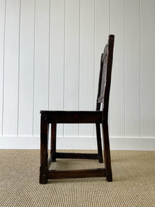 An English Country Oak Chair c1890