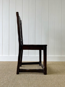 An English Country Oak Chair c1890