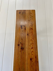 An Antique English Country Pine Bench 7.5 Feet Long