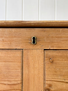 An English Pine Mule Chest Trunk or Blanket Box c1850