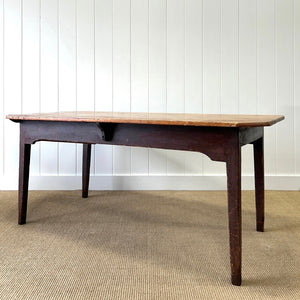 An Antique English Country 6ft Dining Table