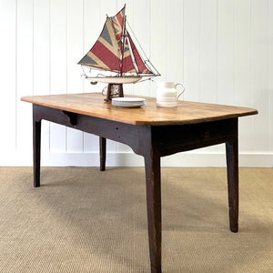 An Antique English Country 6ft Dining Table
