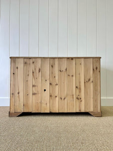 A Pleasing English Pine Sideboard c1870