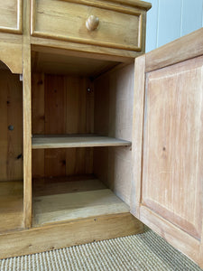A Pleasing English Pine Sideboard c1870