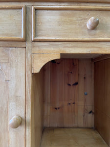 A Pleasing English Pine Sideboard c1870