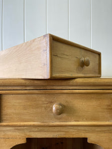 A Pleasing English Pine Sideboard c1870