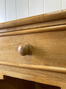 A Pleasing English Pine Sideboard c1870