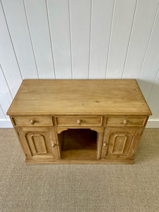 A Pleasing English Pine Sideboard c1870