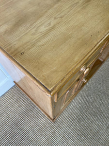 A Pleasing English Pine Sideboard c1870
