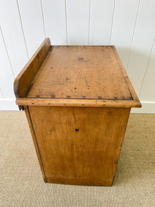 An Antique English Pine Diminutive Clerk's Desk c1880