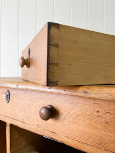 An Antique English Pine Diminutive Clerk's Desk c1880